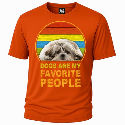 Dogs Are My Favorite People Gift Cooling Performance Crew T-Shirt