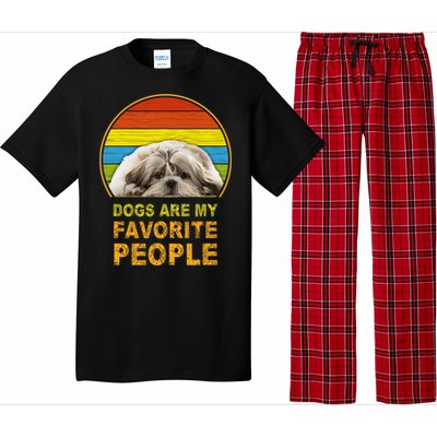 Dogs Are My Favorite People Gift Pajama Set