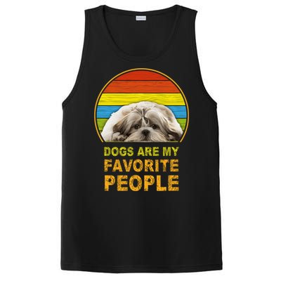 Dogs Are My Favorite People Gift PosiCharge Competitor Tank