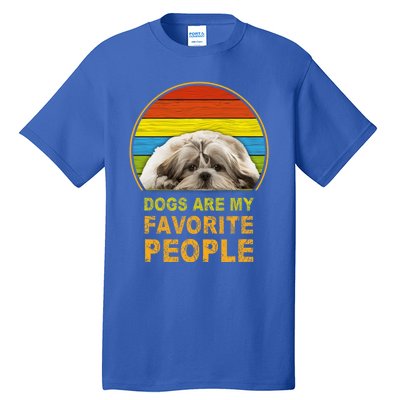 Dogs Are My Favorite People Gift Tall T-Shirt