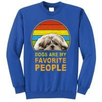 Dogs Are My Favorite People Gift Tall Sweatshirt