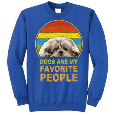 Dogs Are My Favorite People Gift Tall Sweatshirt