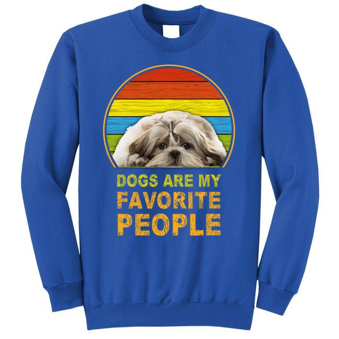 Dogs Are My Favorite People Gift Tall Sweatshirt