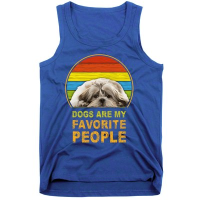 Dogs Are My Favorite People Gift Tank Top