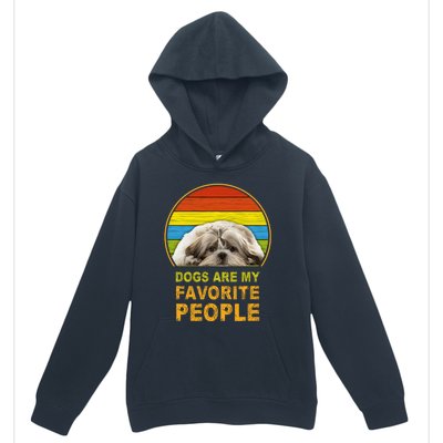 Dogs Are My Favorite People Gift Urban Pullover Hoodie