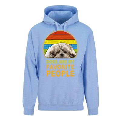 Dogs Are My Favorite People Gift Unisex Surf Hoodie