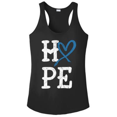 Diabetes Awareness Month Hope Vintage T1 T2 Cute Gift Ladies PosiCharge Competitor Racerback Tank