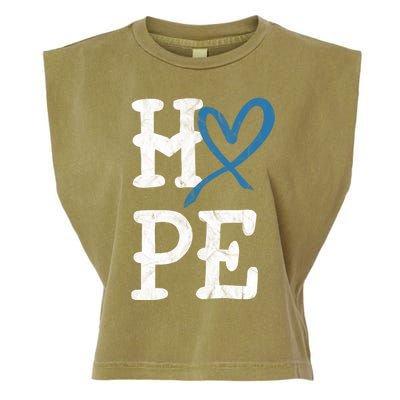 Diabetes Awareness Month Hope Vintage T1 T2 Cute Gift Garment-Dyed Women's Muscle Tee