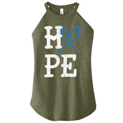 Diabetes Awareness Month Hope Vintage T1 T2 Cute Gift Women’s Perfect Tri Rocker Tank