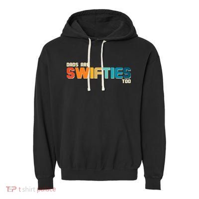Dads Are Music Fans Too Garment-Dyed Fleece Hoodie