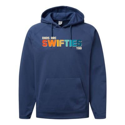 Dads Are Music Fans Too Performance Fleece Hoodie