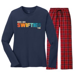 Dads Are Music Fans Too Women's Long Sleeve Flannel Pajama Set 