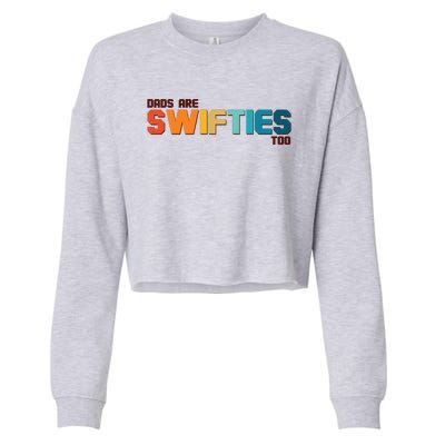 Dads Are Music Fans Too Cropped Pullover Crew