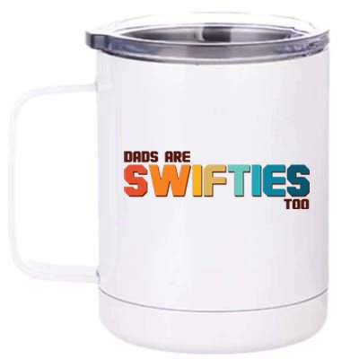 Dads Are Music Fans Too 12 oz Stainless Steel Tumbler Cup