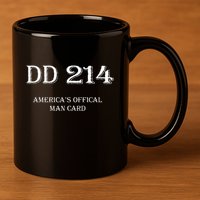 Dd214 AmericaS Man Card 11oz C Handle Ceramic Mug
