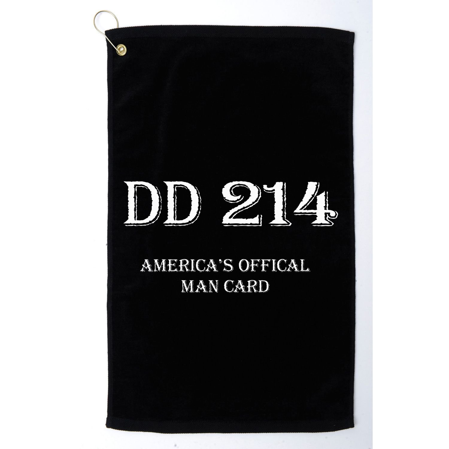 Dd214 AmericaS Man Card Golf Towel