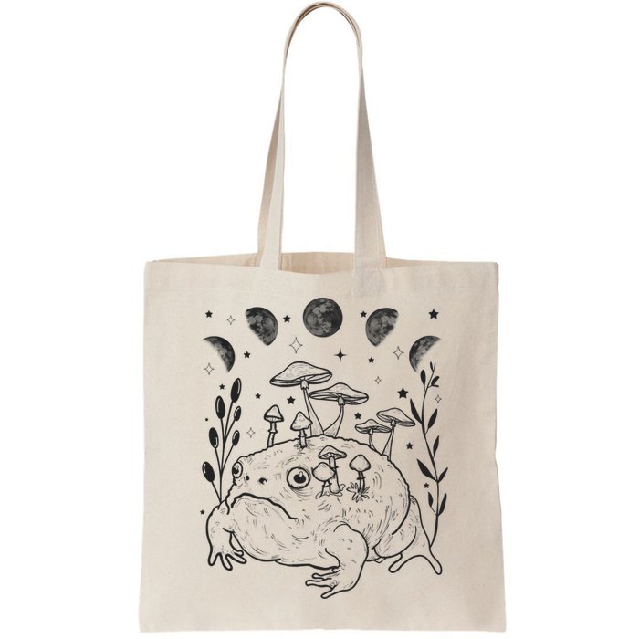 Dark Academia Moon Witchy Goblincore Aesthetic Frog Bag