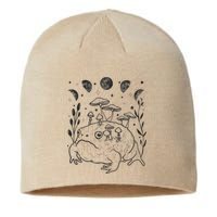 Dark Academia Moon Witchy Goblincore Aesthetic Frog Sustainable Beanie