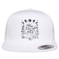 Dark Academia Moon Witchy Goblincore Aesthetic Frog Flatbill Hat