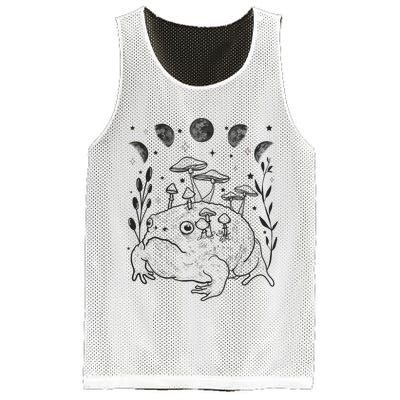 Dark Academia Moon Witchy Goblincore Aesthetic Frog Mesh Reversible Basketball Jersey Tank