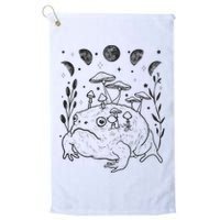 Dark Academia Moon Witchy Goblincore Aesthetic Frog Golf Towel