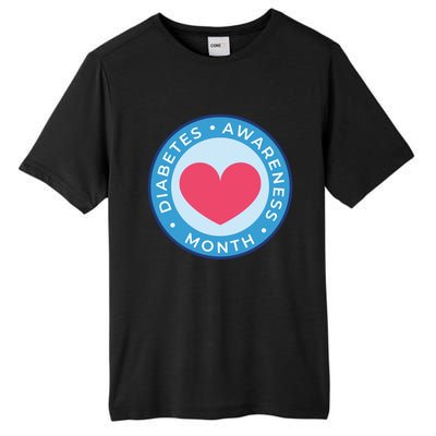 Diabetes Awareness Month Great Gift Heart Gift Tall Fusion ChromaSoft Performance T-Shirt