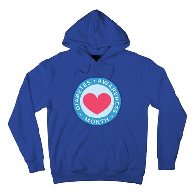 Diabetes Awareness Month Great Gift Heart Gift Hoodie