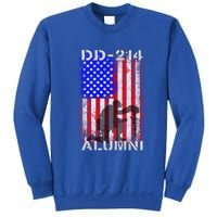 Ddgift214 Alumni Military Veteran Vintage American Usa Flag Great Gift Sweatshirt