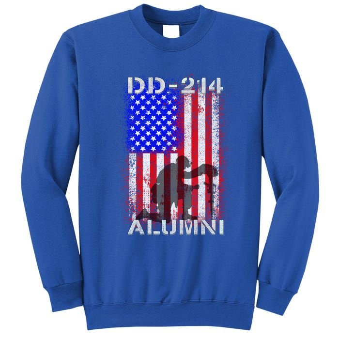 Ddgift214 Alumni Military Veteran Vintage American Usa Flag Great Gift Sweatshirt