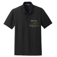 Dd214 Americas Man Card Funny Military Dry Zone Grid Polo