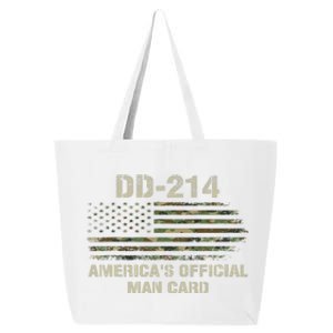 Dd214 Americas Man Card Funny Military 25L Jumbo Tote