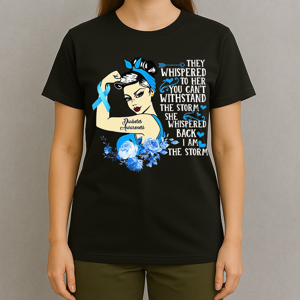 Diabetes Awareness Month For Powerful Warrior T-Shirt