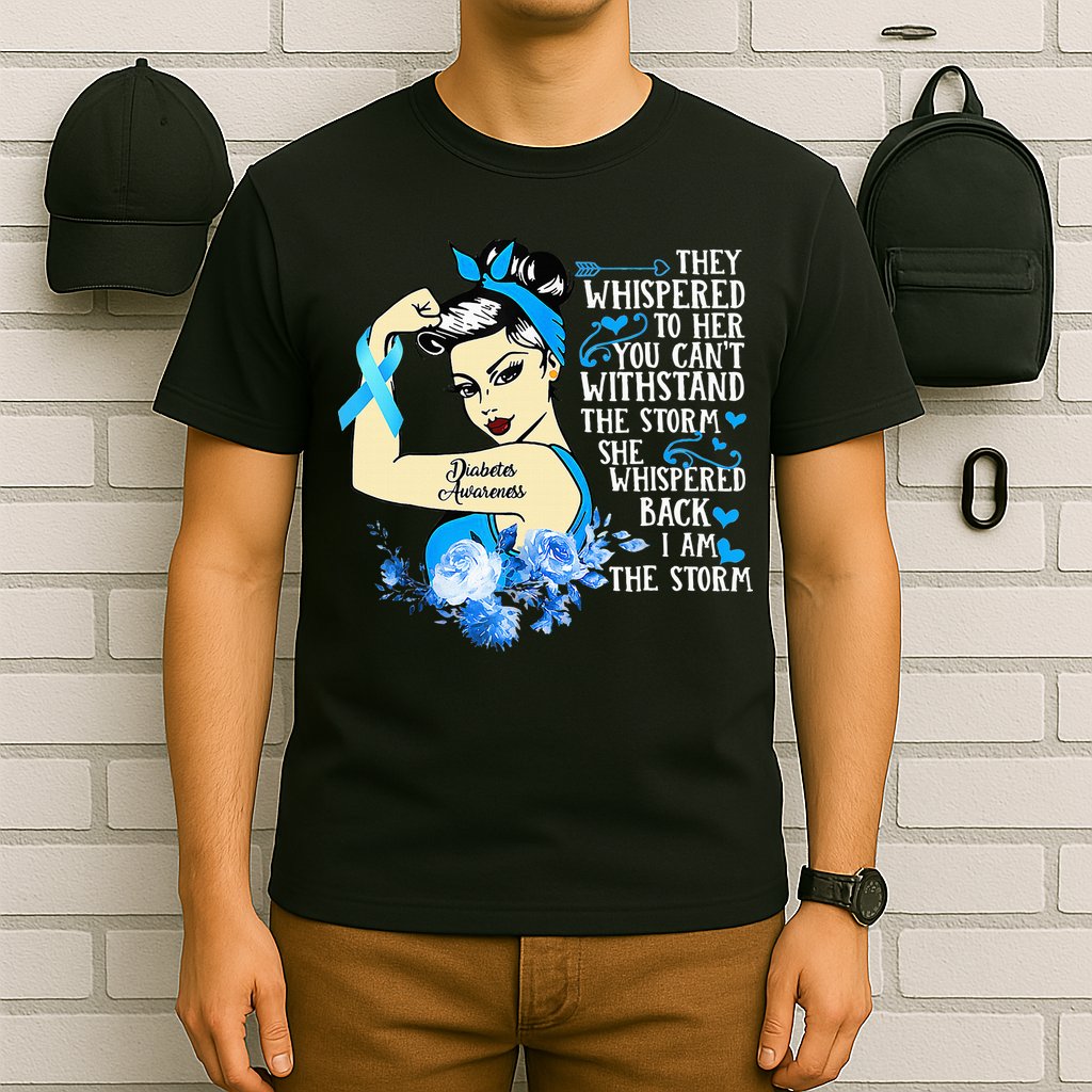 Diabetes Awareness Month For Powerful Warrior T-Shirt