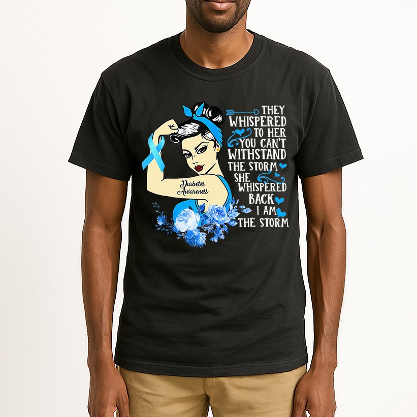 Diabetes Awareness Month For Powerful Warrior Tall T-Shirt