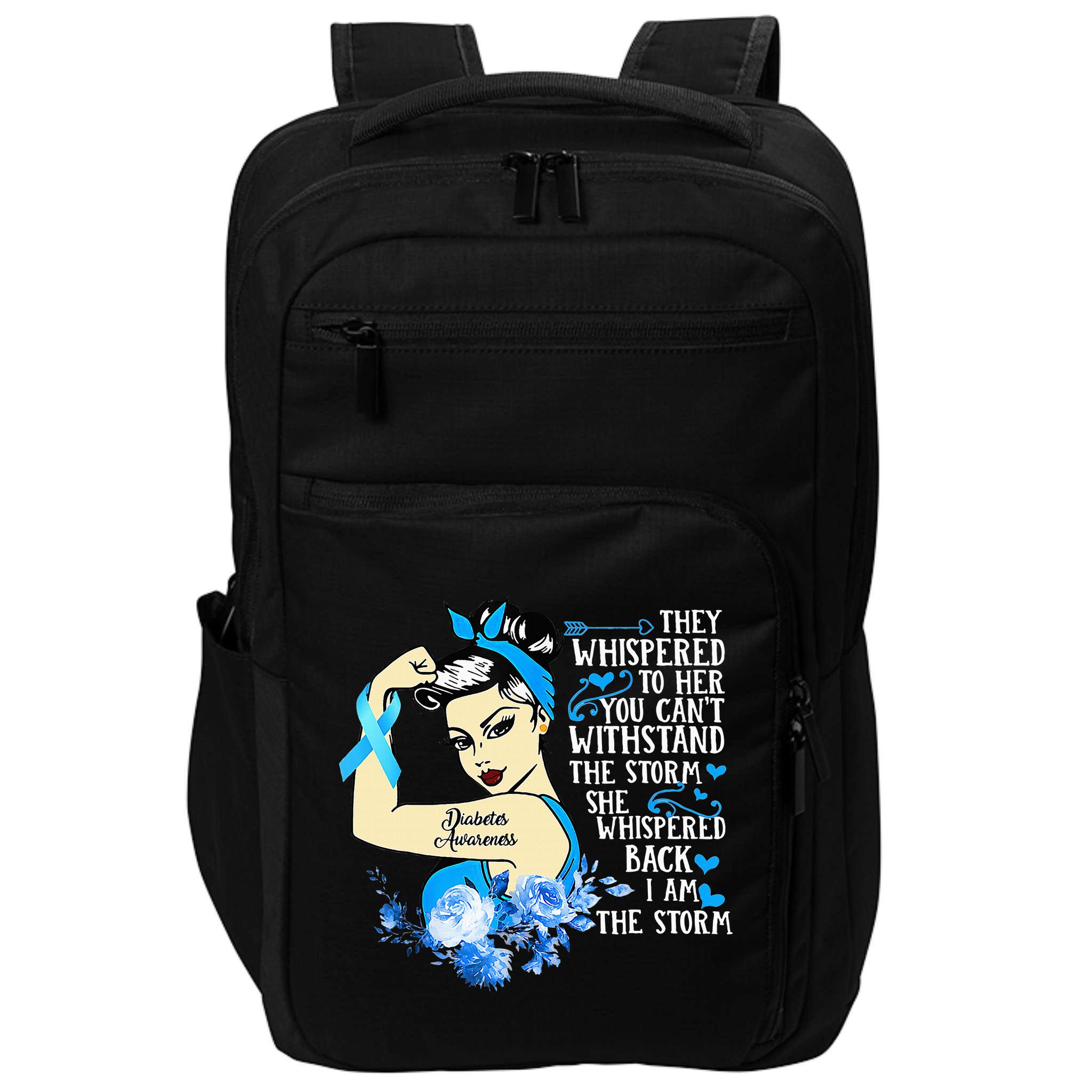 Diabetes Awareness Month For Powerful Warrior Impact Tech Backpack