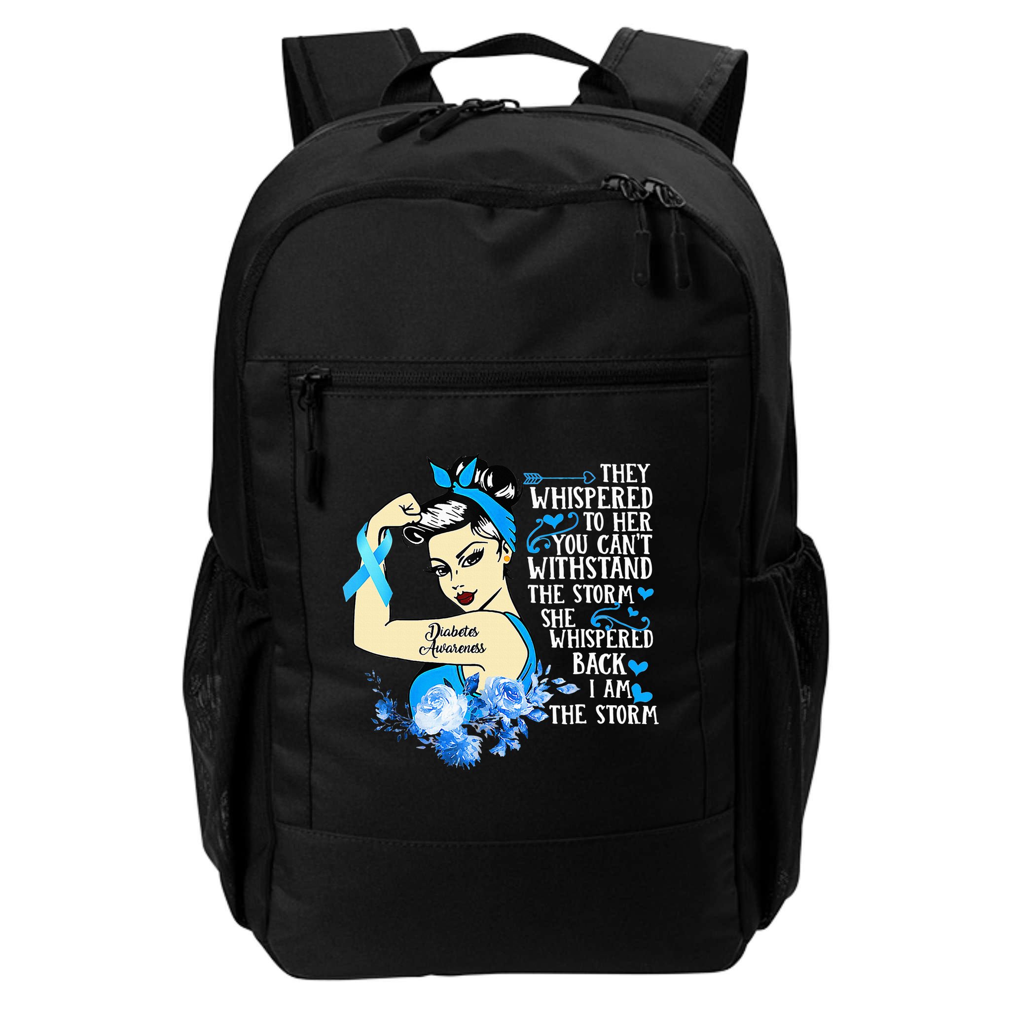 Diabetes Awareness Month For Powerful Warrior Backpack