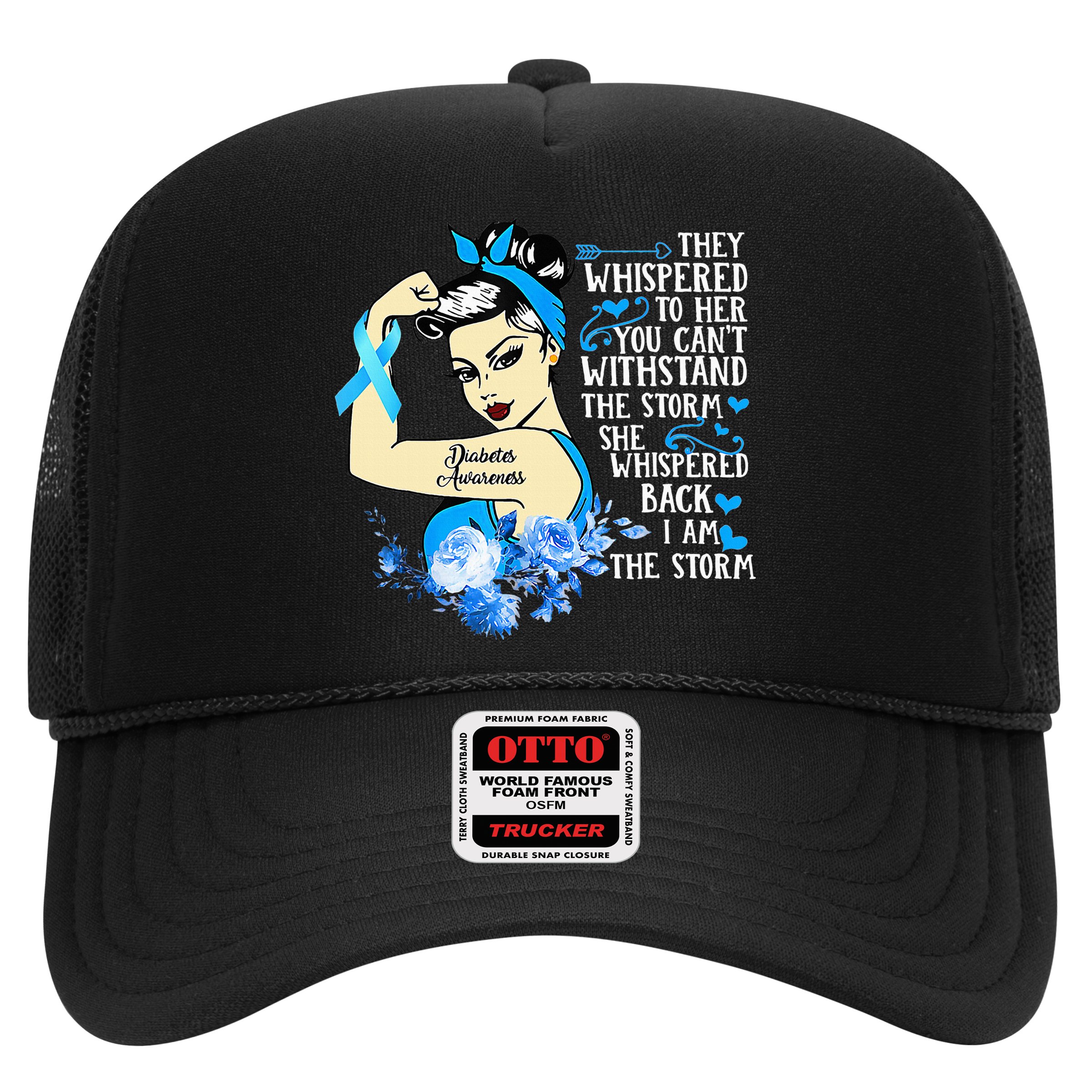 Diabetes Awareness Month For Powerful Warrior Hat