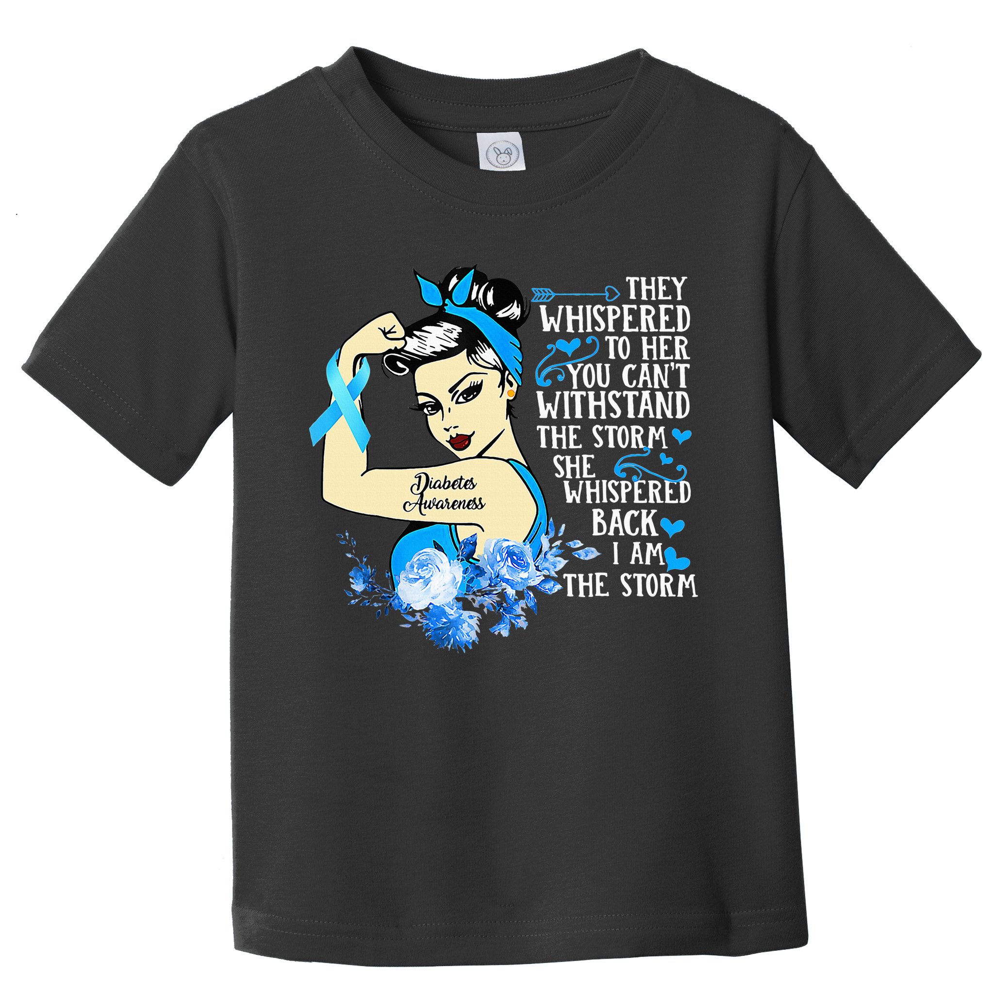 Diabetes Awareness Month For Powerful Warrior Toddler T-Shirt