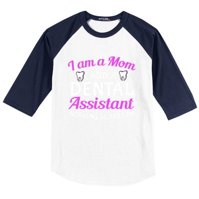 Dental Assistant Mom Dental Life Teeth Tooth Cool Gift Baseball Sleeve Shirt