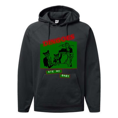 Dingoes Ate My Ba Performance Fleece Hoodie