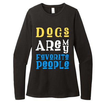 Dogs Are My Favorite Kind Of People Gift Cute Doggy Gift Great Gift Womens CVC Long Sleeve Shirt