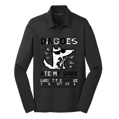 Dingoes Ate My Ba2 Silk Touch Performance Long Sleeve Polo