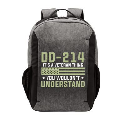 DD-214 Alumni Military Veteran Vintage American Fla Vector Backpack
