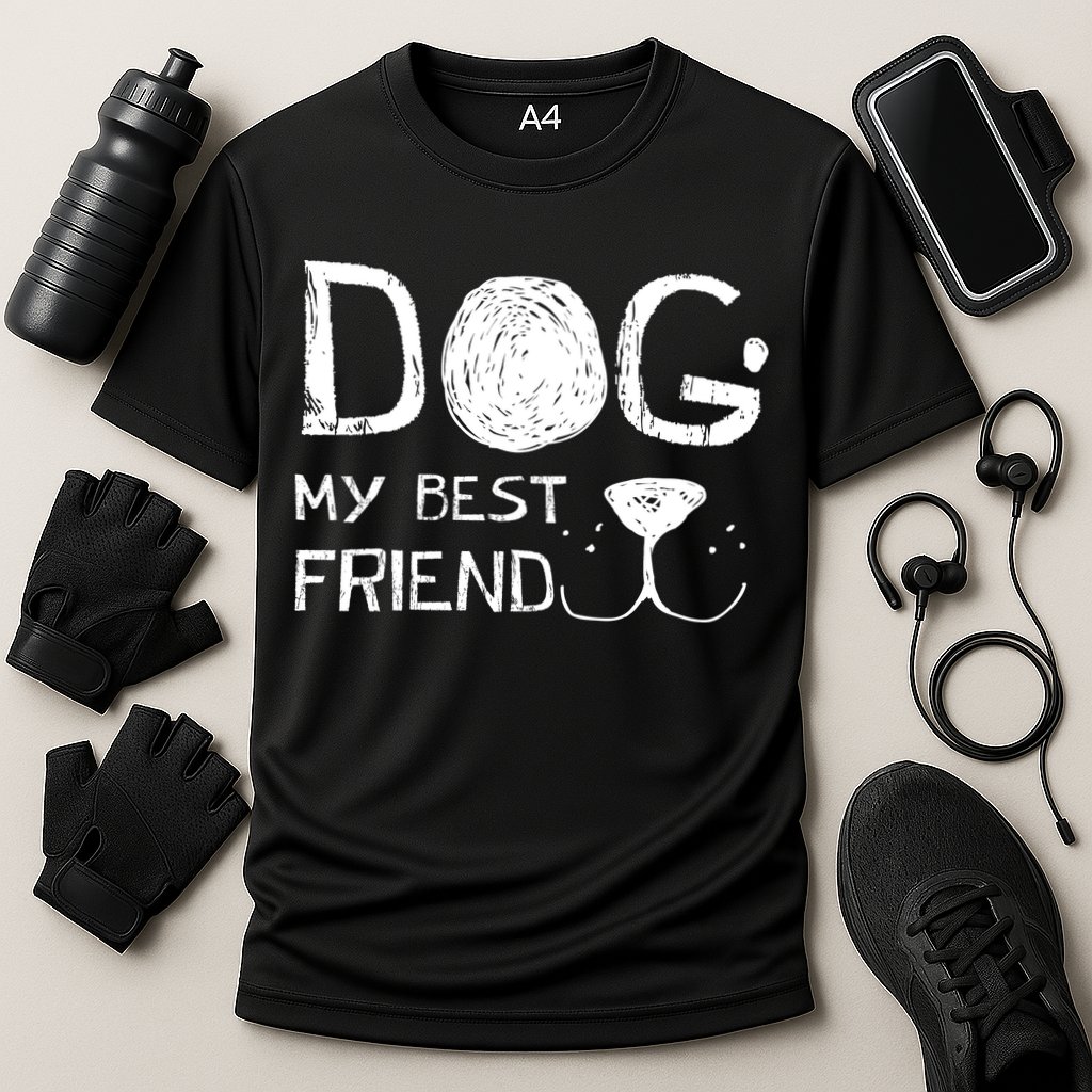 Dogs Are My Best Friend Cooling Performance Crew T-Shirt