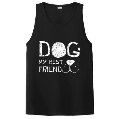 Dogs Are My Best Friend PosiCharge Competitor Tank