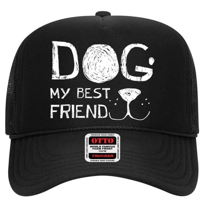 Dogs Are My Best Friend Trucker Hat