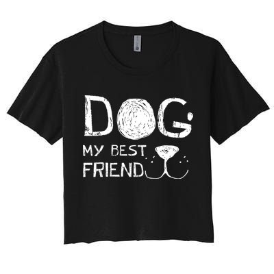 Dogs Are My Best Friend Crop Top