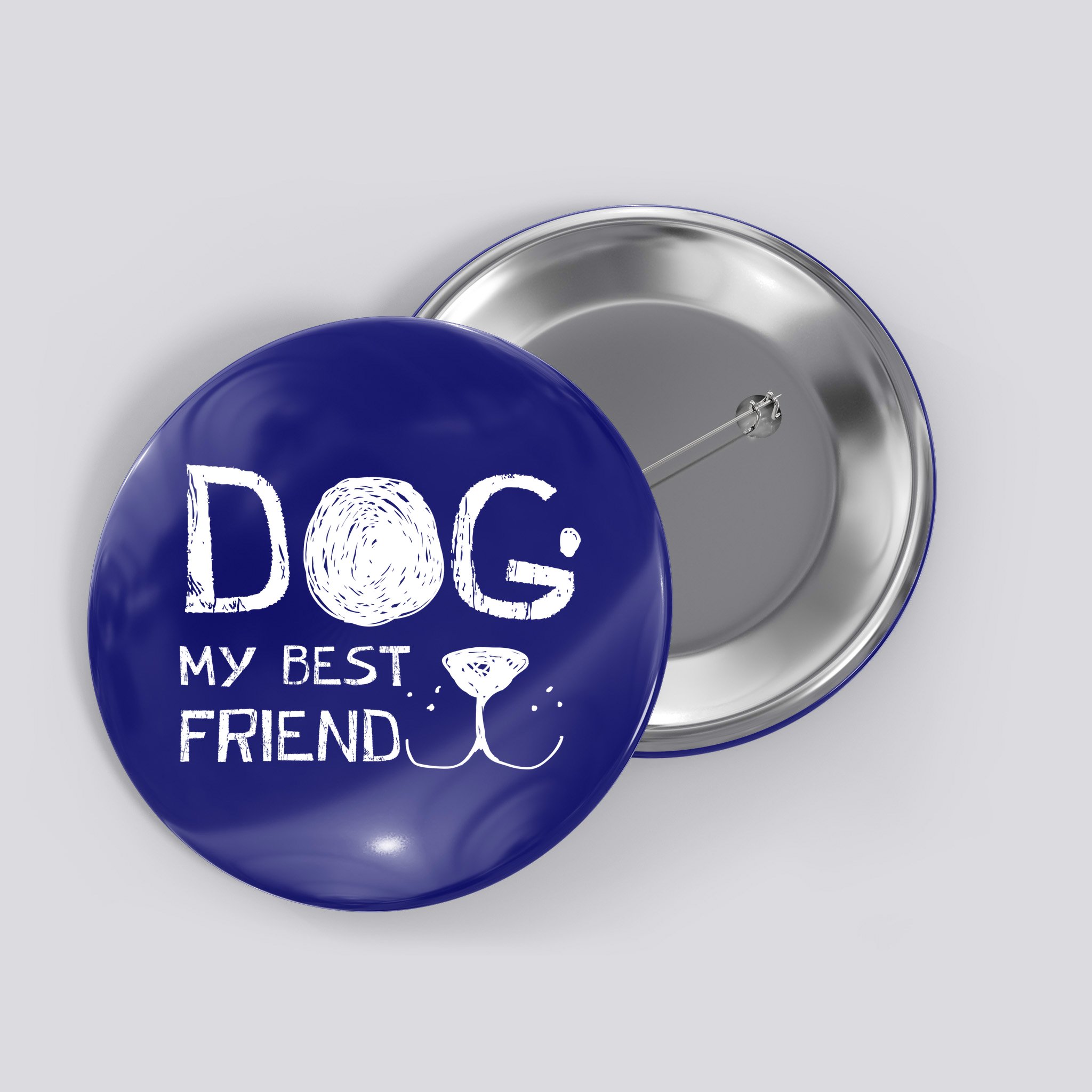 Dogs Are My Best Friend Button