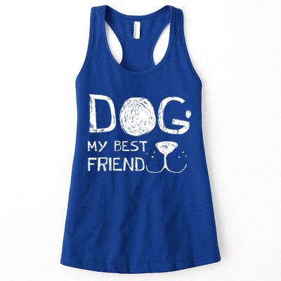 Dogs Are My Best Friend Womens Tank Top