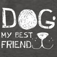 Dogs Are My Best Friend Vector Backpack
